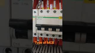 MCB type use in industrial uses