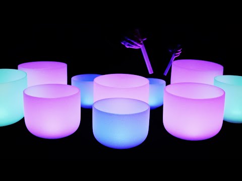 Clear Negative Thoughts Crystal Bowls Deep Sleep & Chakra Healing 432Hz Sound Bath