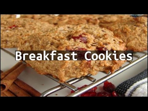 Recipe Breakfast Cookies