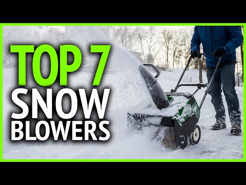 Best Snow Blowers 2024 | Top 7 Best Cordless Snow Blowers On Amazon