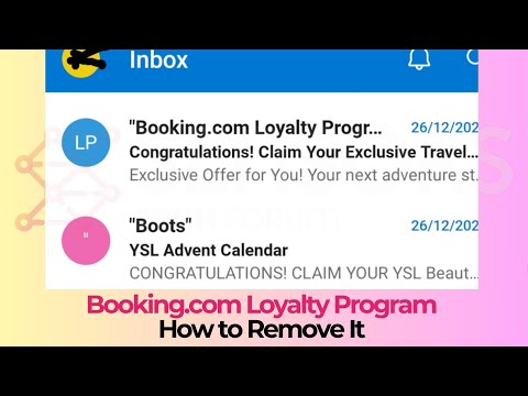 Booking.com Loyalty Program Scam - How to Remove It