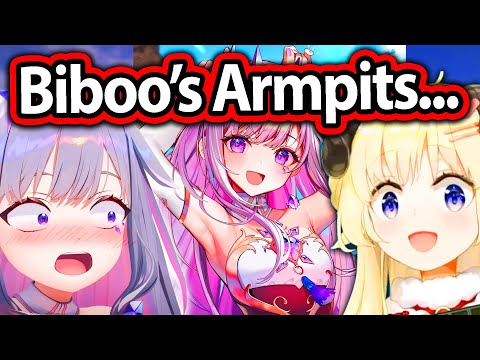 Watame Taught Biboo Something New About Armpits in Japanese 【Hololive】