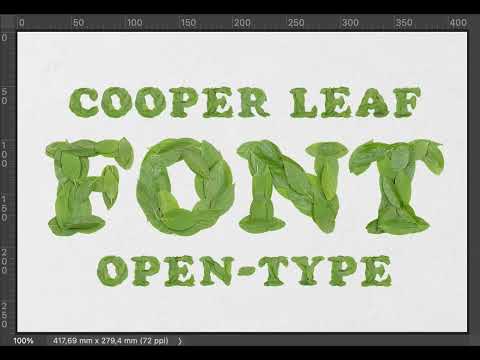 Cooper Leaf Font