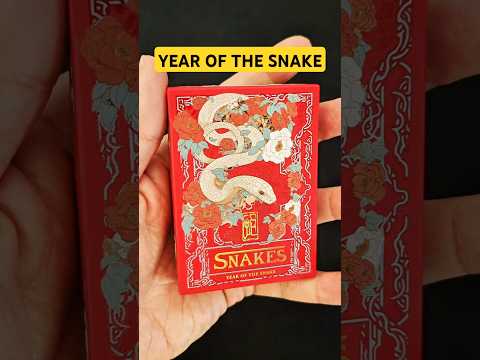 ASMR unboxing - Year of the Snake playing cards