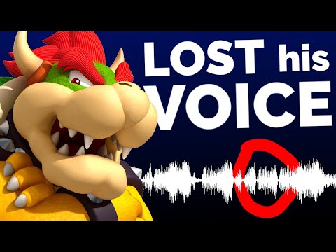 The Mario voice actor who damaged his voice