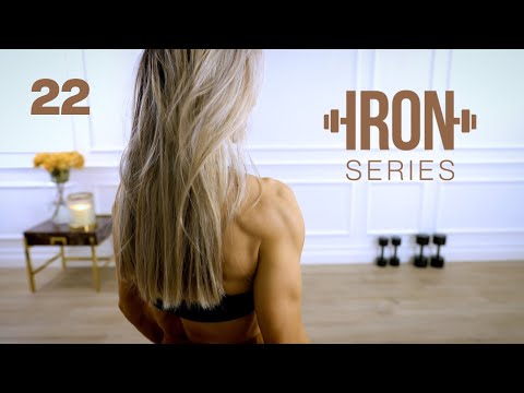 IRON Series 30 Min Upper Body Chest and Back Workout | 22