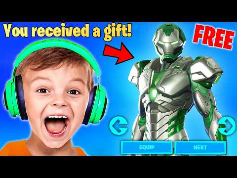 Gifting *RANDOM* Subscriber *NEW* Iron Legion Bundle in Fortnite! (FREE)