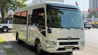 This Luxury Bus  2025 Toyota Coaster - Interior Exterior