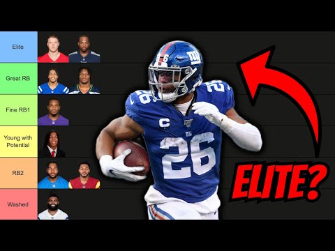 Ranking EVERY Relevant NFL RB for 2023 | NFL Tier List