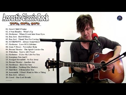 Sweet Child O'mine | Bon Jovi, U2, Scorpions | Greatest Acoustic Classic Rock 70s 80s 90s