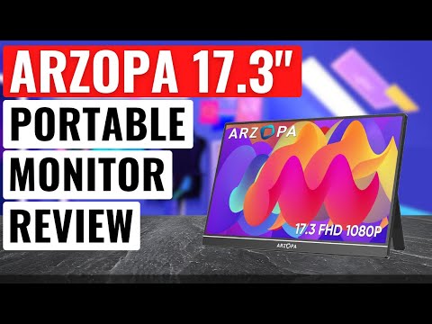 Arzopa 17.3" FHD Portable Monitor Review 2025