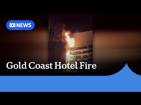 Guests evacuated after fire breaks out at a Gold Coast hotel | ABC NEWS