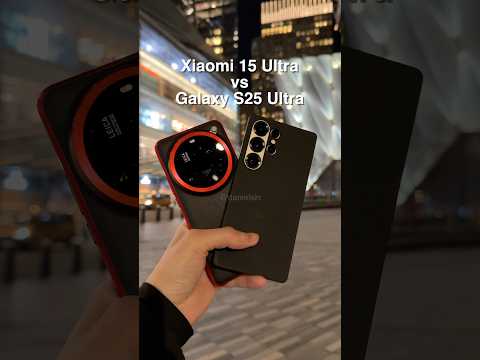 Galaxy S25 Ultra vs Xiaomi 15 Ultra Lowlight Zoom Test!