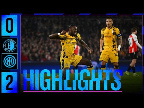 A THU-LA SHOW 🔥 | FEYENOORD 0-2 INTER | HIGHLIGHTS | UCL 24/25 ⚫🔵