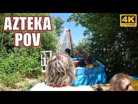 Azteka POV (Back Row, 4K 60FPS), Le Pal Soquet Family Coaster | Non-Copyright