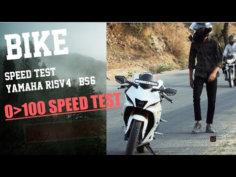 Yamaha r15 v4 speed test (0 TO 100 ) check out osm performance yamaha bikes