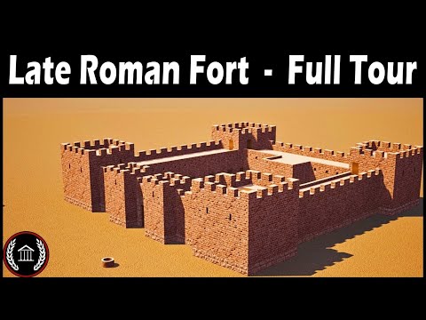 Full Tour of a Roman Cavalry Fort! - Fort Mobene (Qasr Bshir)