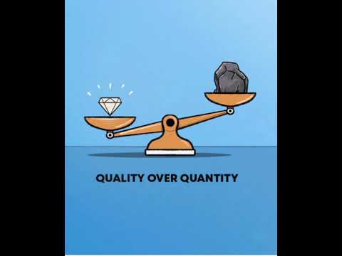 Fight Quality over quantity