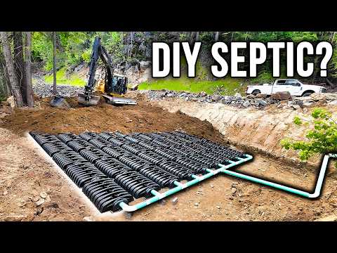 Installing our own septic system (start to finish)