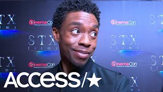 Chadwick Boseman Expertly Swerves Any 'Avengers: Endgame' Talk: 'I'm Dead!' | Access