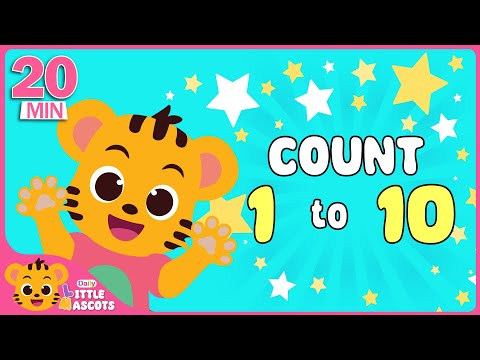 ✨Count To Ten + ABC Song + more Little Mascots Nursery Rhymes & Kids Songs