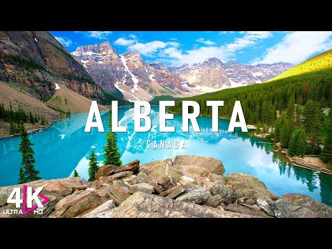 Alberta 4K Relaxation Film - Relaxing Piano Music - Travel Nature