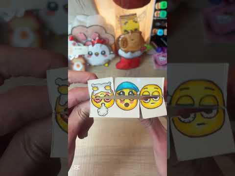 Diy Cute emojis 😴😵‍💫 #art #diy #crafts #papercraft #thingstodo #cute #cutecraft