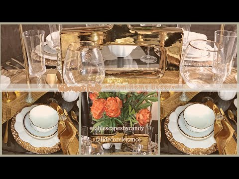 The Vibrant Glam Fall Tablescape | 2023 Fall Home Décor Ideas | Home Décor Luxe Club