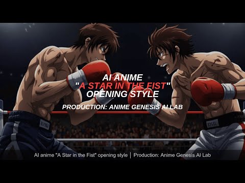 【Anime Genesis AI Lab】AI anime "A Star in the Fist" opening style