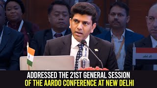 Addressed the 21st General Session of the AARDO Conference at New Delhi.