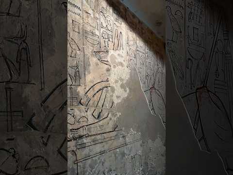 UNFINISHED EGYPTIAN TOMB #hieroglyphs #ancient #egypt #tomb #ancientegypt #history #howitsmade #fy