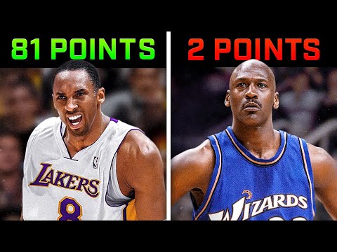 BEST And WORST Career Games of NBA Legends