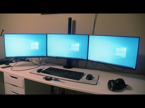 ECHOGEAR Triple Monitor Desk Mount