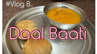 #Vlog8 | Daal Baatti | Holi special | All time fav | Note the recepie 🫡🍛🤌