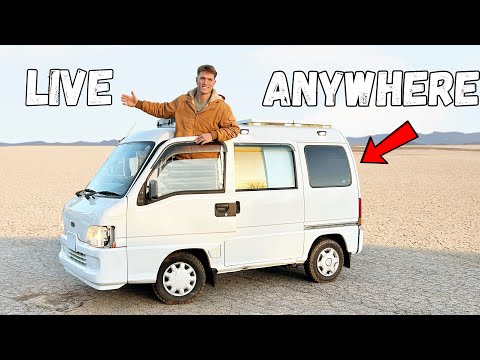 I built the WORLDS SMALLEST CAMPER (that you can drive)