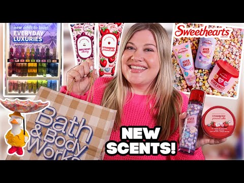 BATH & BODY WORKS LAUNCHED SO MANY NEW SCENTS! 💜💛 🩷 HUGE SPRING HAUL!