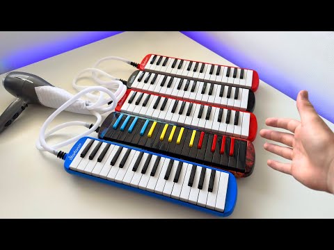 How many melodicas can I play at ONCE?  (I GOT CHALLENGED)