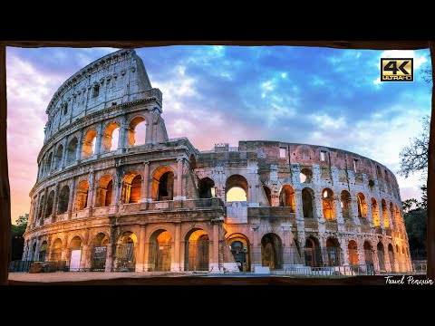 Colosseum & Roman Forum, Rome ● Italy 🇮🇹【4K】[2022]