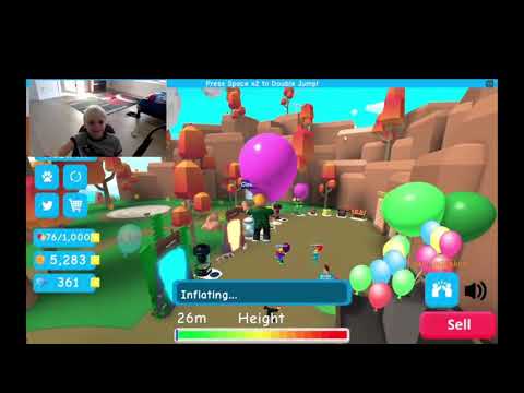 WE BLOWED A EVEN MASSIVE BALLON! (roblox balloon simulator)