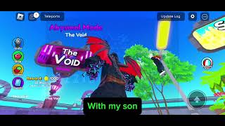 Conquering the new Abysmal Void with my 8 year old son @Itsmeaj-tv  full video, just parts sped up