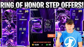 GET YOUR FREE 98 OVERALL! RING OF HONOR STEP OFFERS! 99 DICKERSON, WATT, AND MORE!