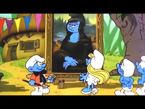 Is Mona Lisa a Smurf painting? @TheSmurfsEnglish