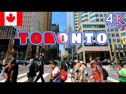 Toronto Drive Part 4/7, Metropol City in Canada 4K - UHD