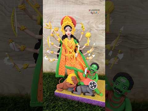 Navaratri Special🙏🥥🌺Maa Durga Asura Samhar Making With Clay(Part-1)🙏🌺Jai Maa Durga🙏🙏Aigiri Nandini🎼🎵