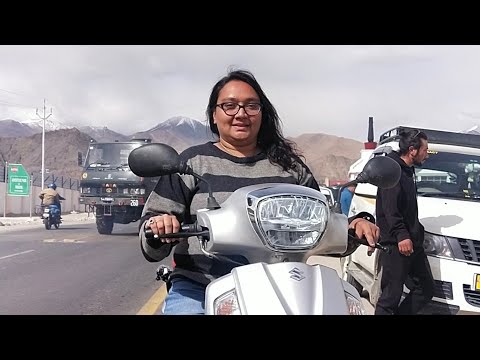 Leh City Tour On Scooty || Leh City || Ladakh Episode|| Harsha Panchal|| #2022 #ladakh #leh