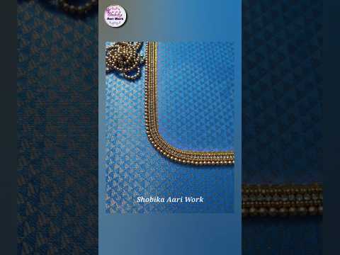 Aari Work Blouse Neck Design | Shobika Aari Work Class🦋