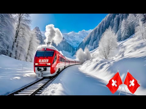 World’s Most Beautiful Train Ride in Switzerland _ Glacier Express