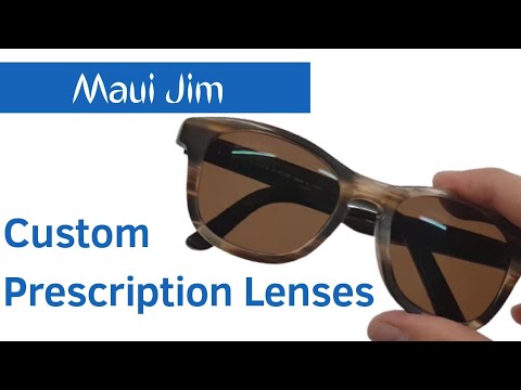 Maui Jim Sunglasses - Polarised Prescription Lenses