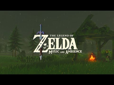 take a moment... dreamy zelda relaxing music with rain ambience