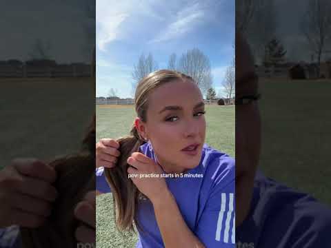 pov: soccer practice starts in 5 min #soccer #soccerplayer #soccergirl #hairstyle